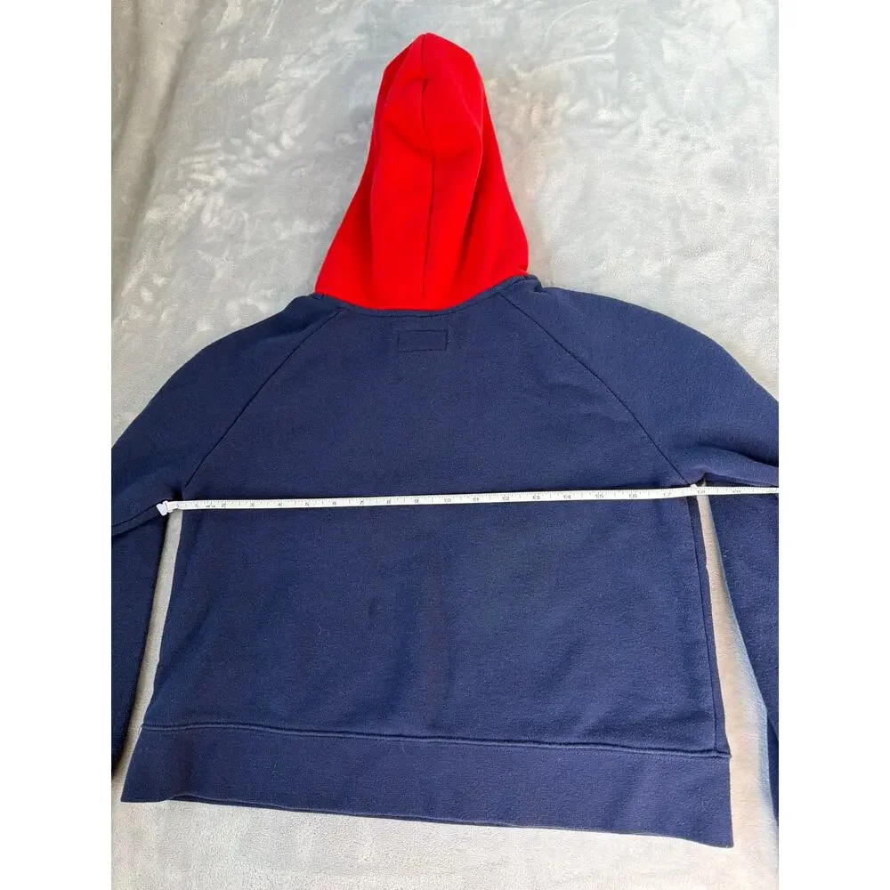Jordan PSG Paris Saint-Germain Youth Large Hoodie Sweatshirt 12-13 Yrs Navy Red